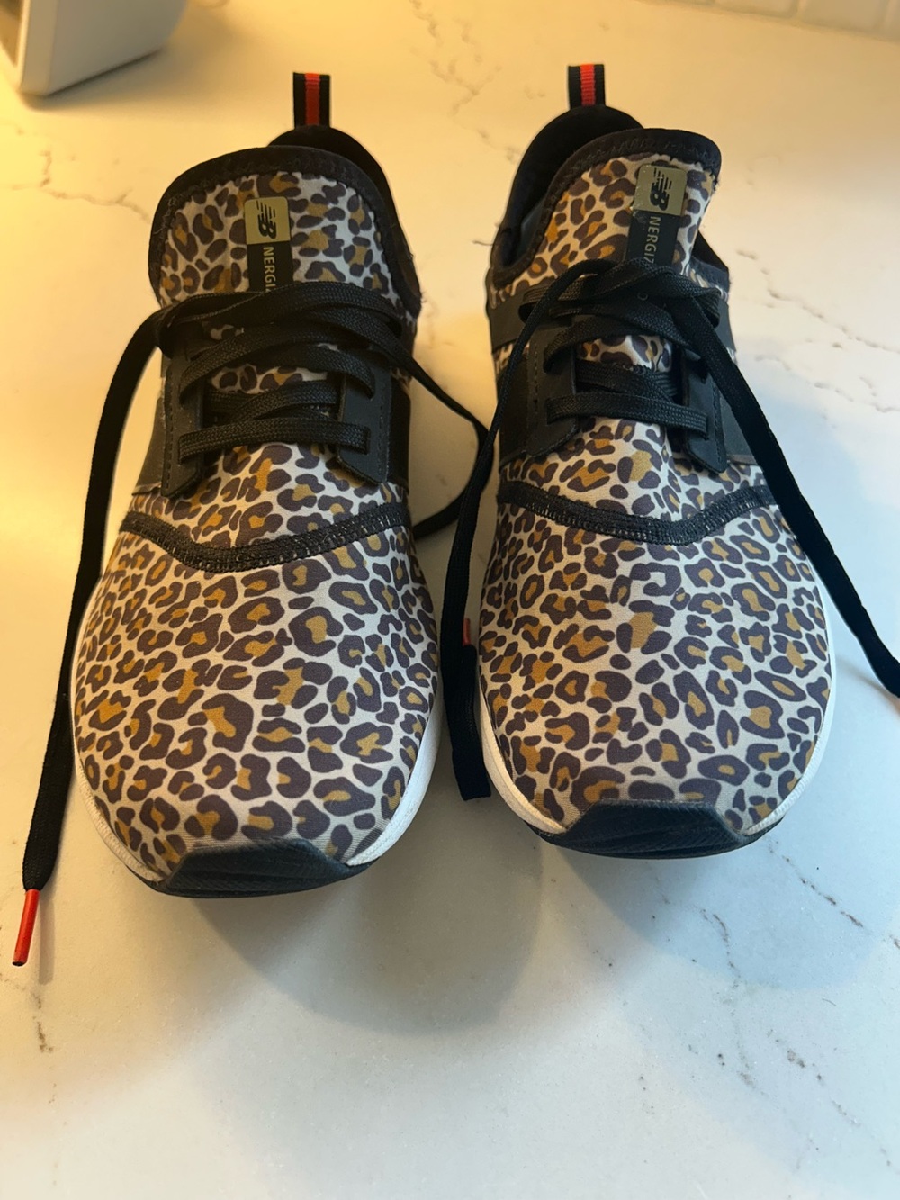 New Balance Women’s Leopard Print Sneakers - Black/Tan